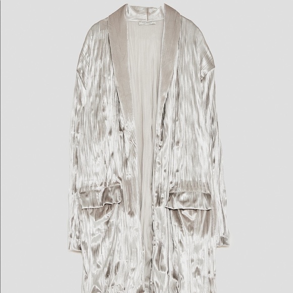 Zara Oversized Velvet Blazer - Picture 1 of 6